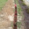 Avion-výkop pro kabel NN
