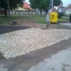 Rajhradice-vjezd z asf.recyklátu